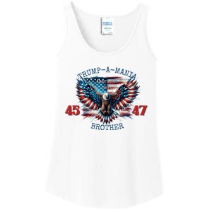 Trump A Mania 2024 Brother 45 47 Ladies Essential Tank