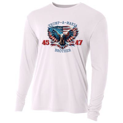 Trump A Mania 2024 Brother 45 47 Cooling Performance Long Sleeve Crew