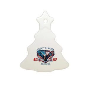 Trump A Mania 2024 Brother 45 47 Ceramic Tree Ornament