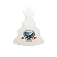 Trump A Mania 2024 Brother 45 47 Ceramic Tree Ornament