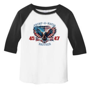 Trump A Mania 2024 Brother 45 47 Toddler Fine Jersey T-Shirt