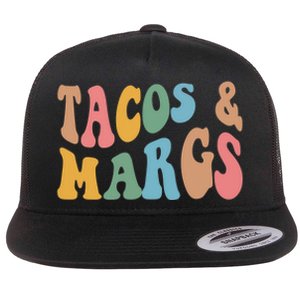 Tacos And Margs Funny Cinco De Mayo Mexican Fiesta Party Flat Bill Trucker Hat