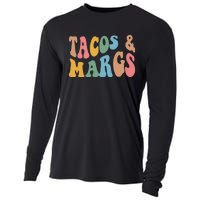 Tacos And Margs Funny Cinco De Mayo Mexican Fiesta Party Cooling Performance Long Sleeve Crew