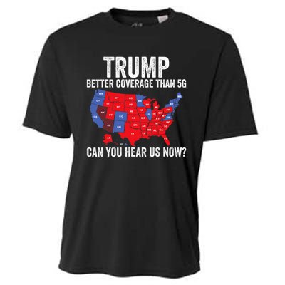 Trump Accurate Map Of 2024 Cooling Performance Crew T-Shirt