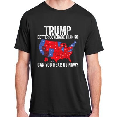 Trump Accurate Map Of 2024 Adult ChromaSoft Performance T-Shirt