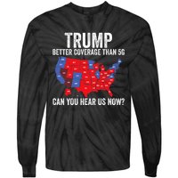 Trump Accurate Map Of 2024 Tie-Dye Long Sleeve Shirt