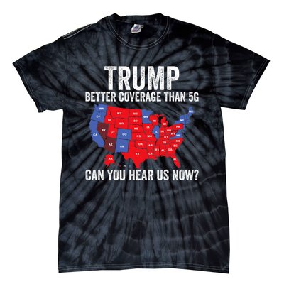 Trump Accurate Map Of 2024 Tie-Dye T-Shirt