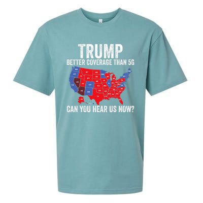 Trump Accurate Map Of 2024 Sueded Cloud Jersey T-Shirt