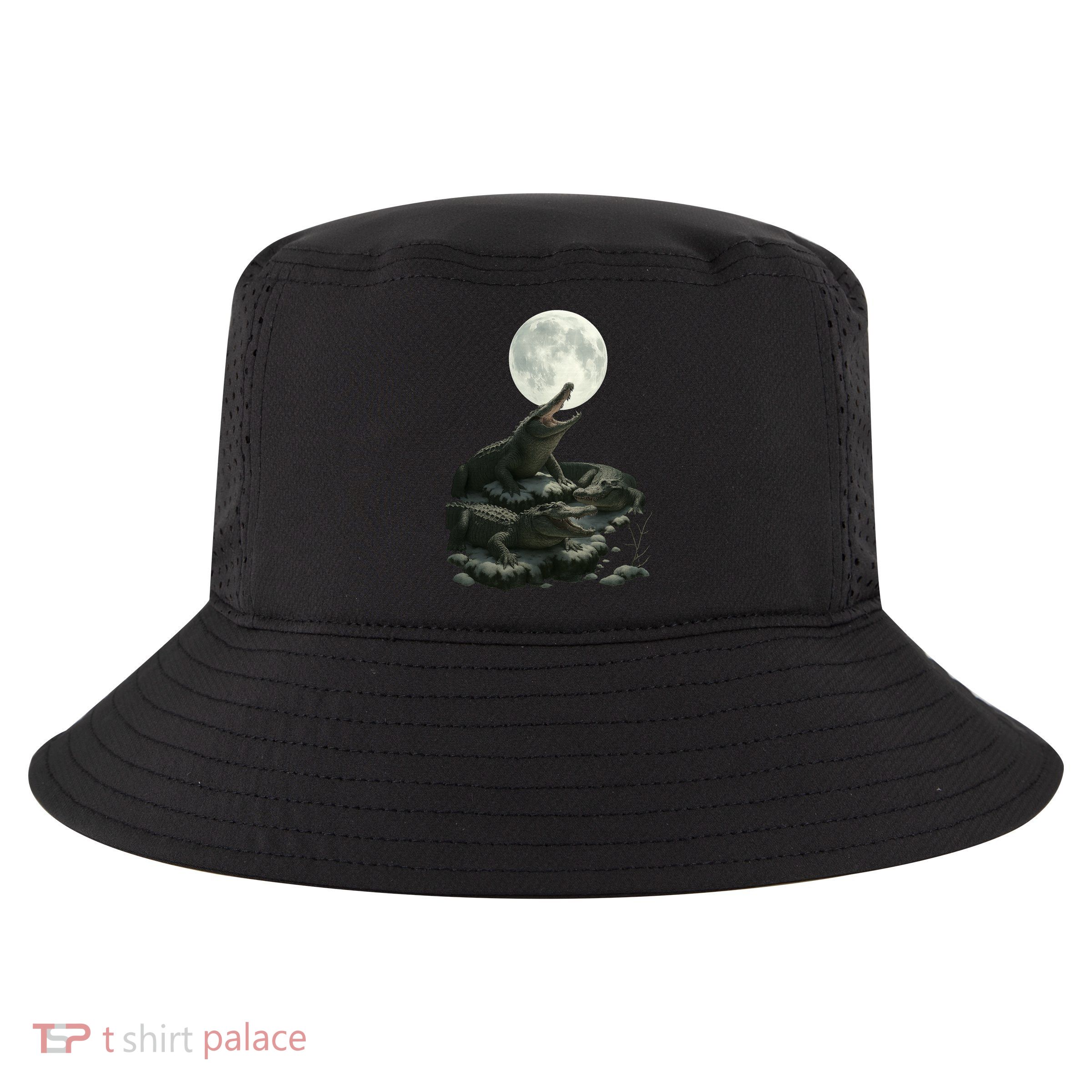 Three Alligator Moon Cool Comfort Performance Bucket Hat