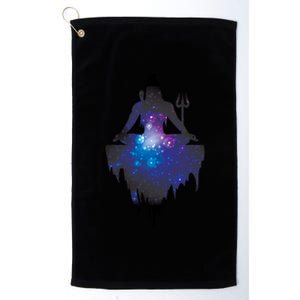 The Ancient Mystical Yogi Lord Shiva Gift Platinum Collection Golf Towel