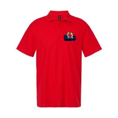 Trump And Musk One Heart Team Funny Polo