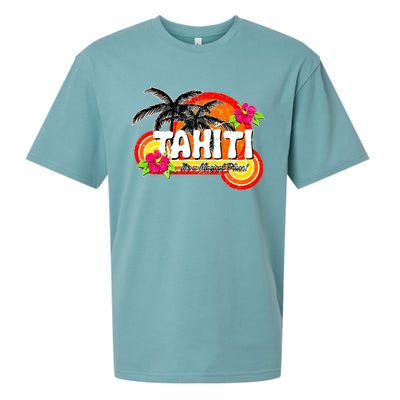 Tahiti A Magical Place Sueded Cloud Jersey T-Shirt