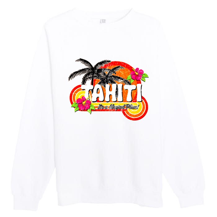 Tahiti A Magical Place Premium Crewneck Sweatshirt