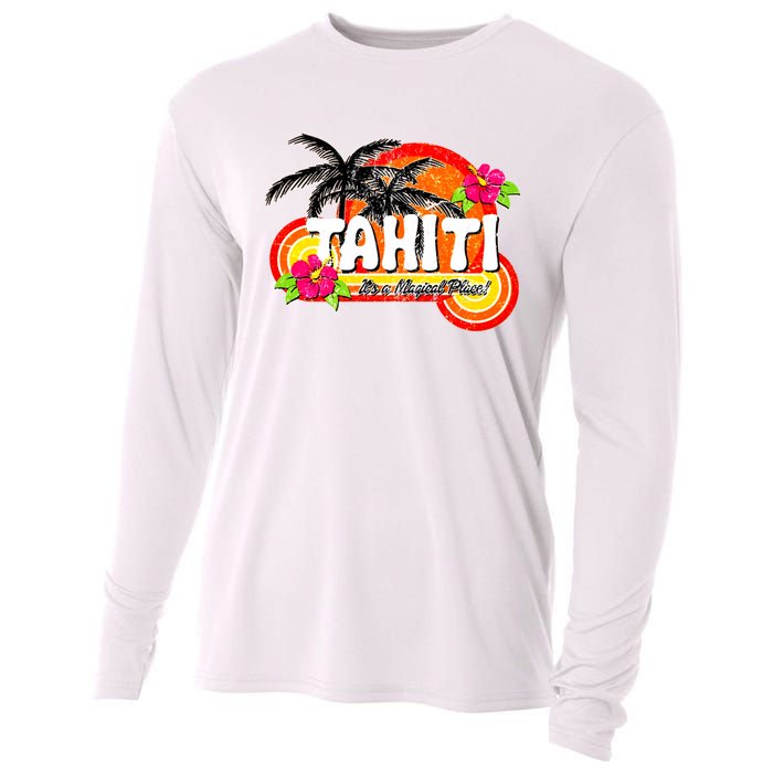 Tahiti A Magical Place Cooling Performance Long Sleeve Crew