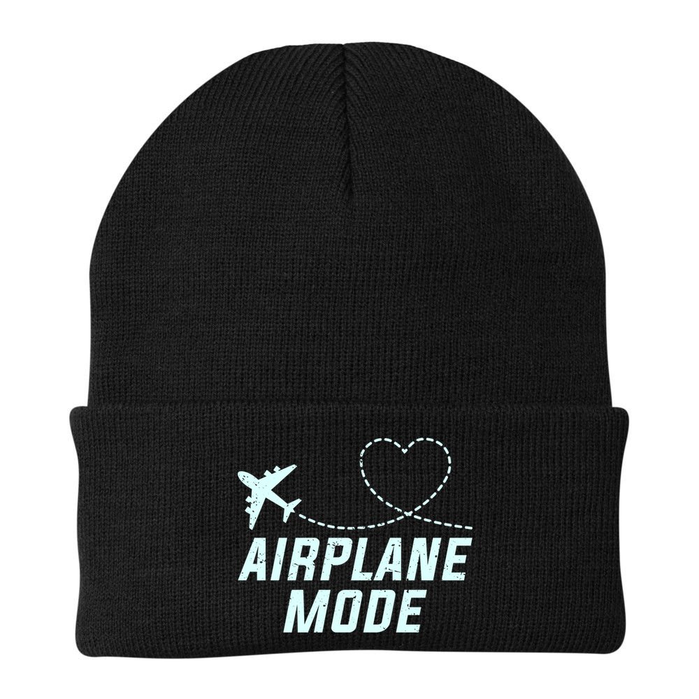 Travel Airplane Mode Vacation For World Travel Gift Beanie