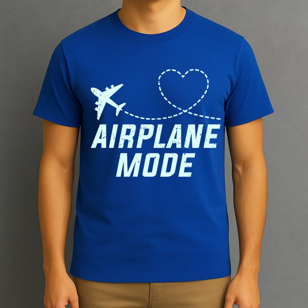 Travel Airplane Mode Vacation For World Travel Gift T-Shirt