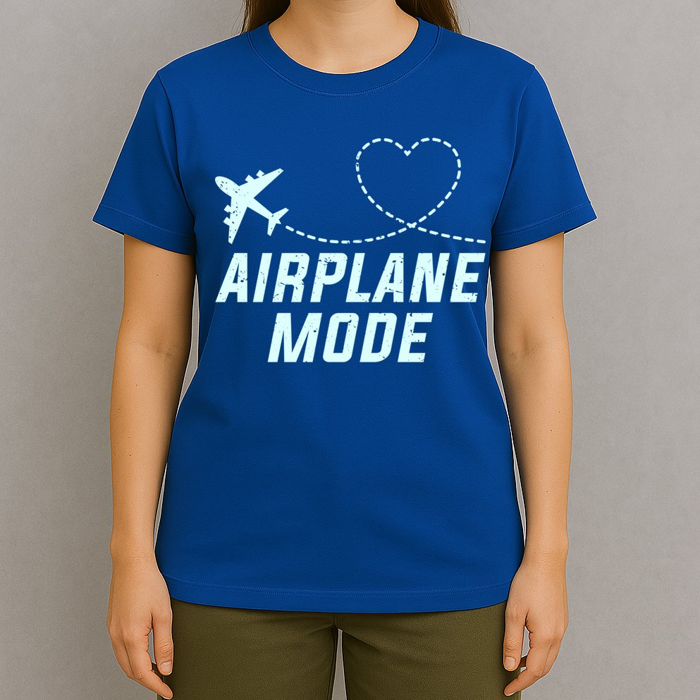 Travel Airplane Mode Vacation For World Travel Gift T-Shirt