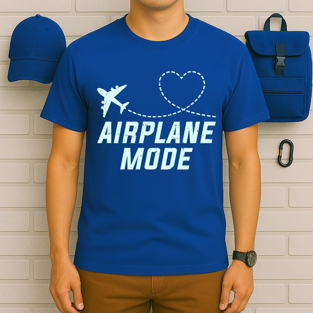 Travel Airplane Mode Vacation For World Travel Gift T-Shirt