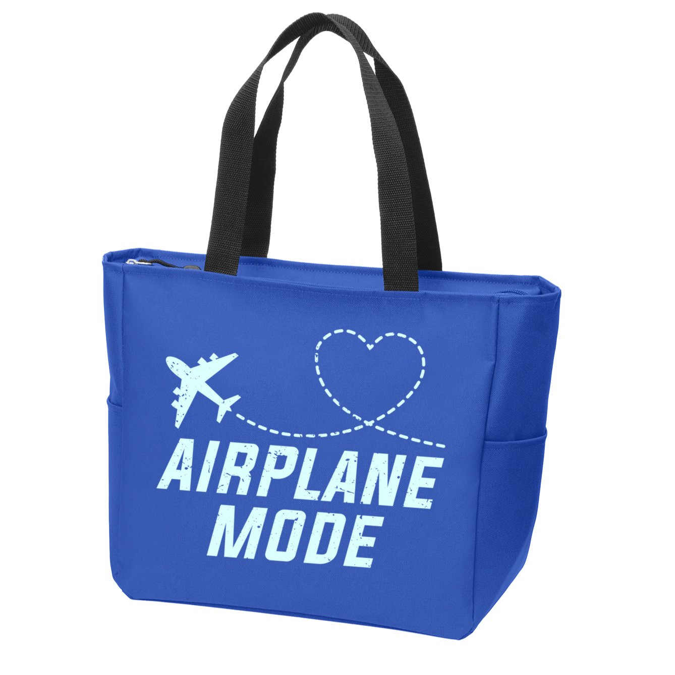 Travel Airplane Mode Vacation For World Travel Gift Zip Tote Bag