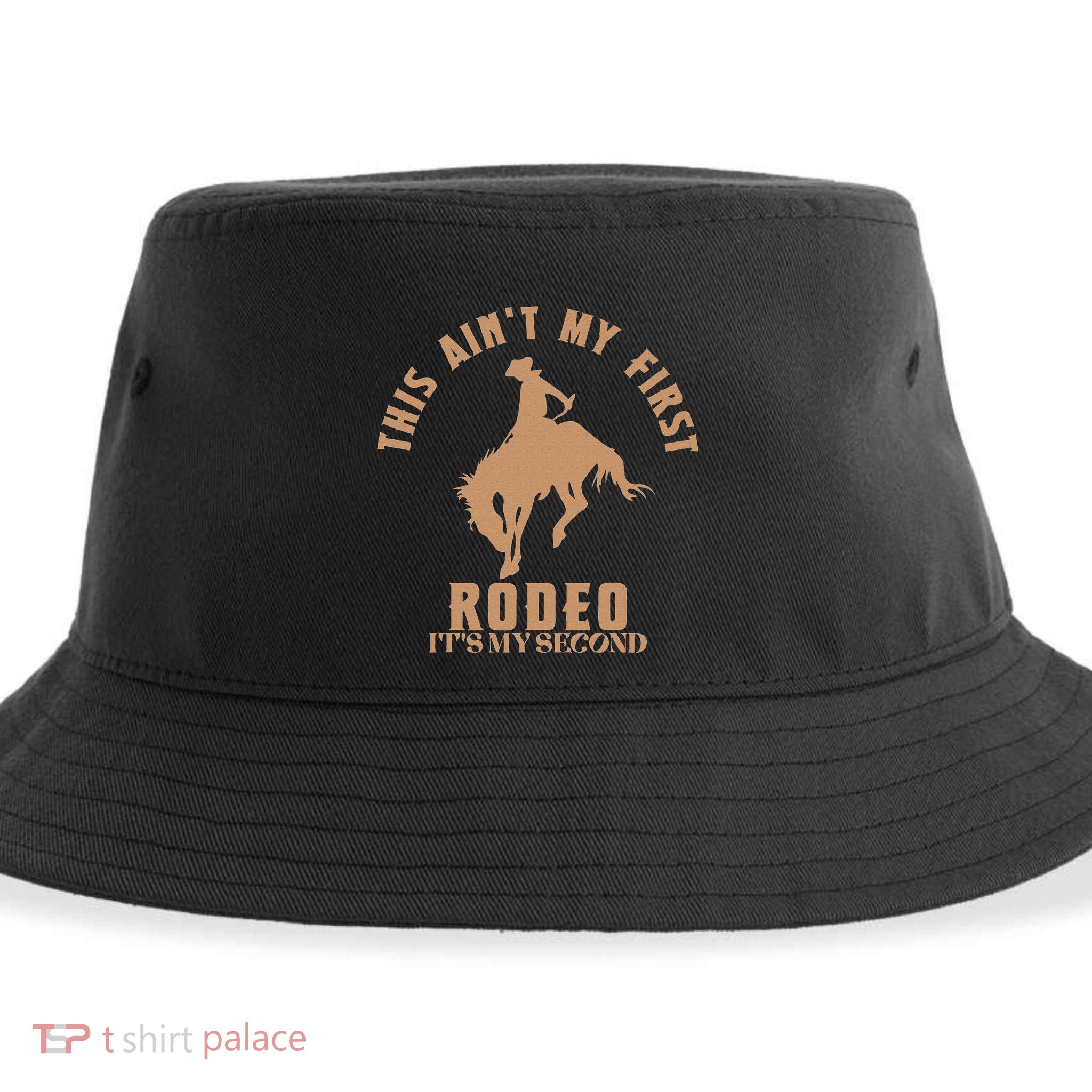 This AinT My First Rodeo ItS My Second Birthday Cowboy Sustainable Bucket Hat