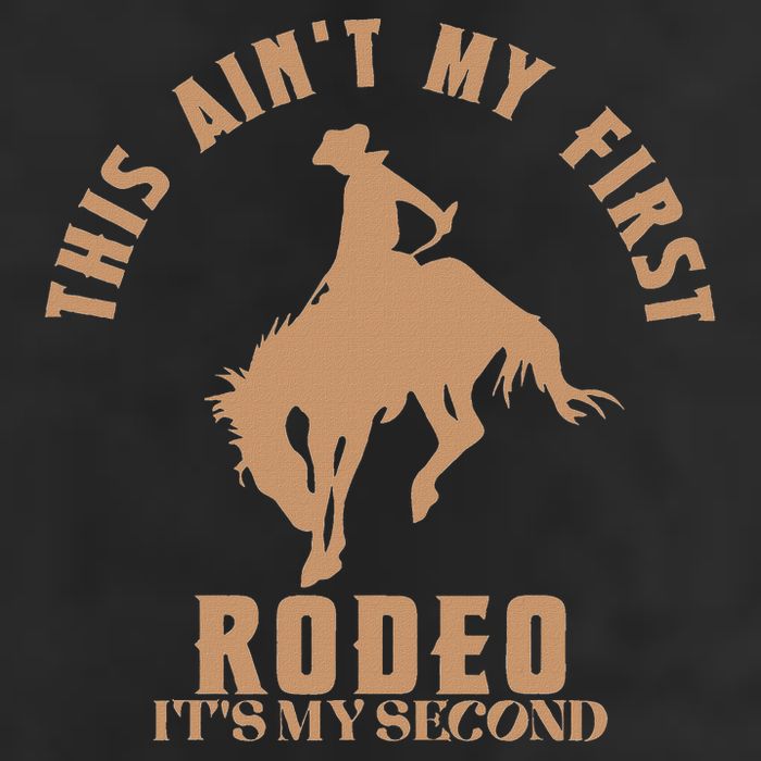 This AinT My First Rodeo ItS My Second Birthday Cowboy Adult Drive Performance Visor