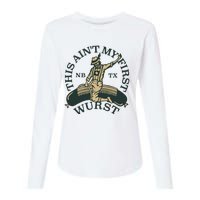 This AinT My First Wurst Womens Cotton Relaxed Long Sleeve T-Shirt