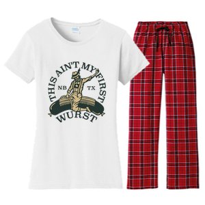 This AinT My First Wurst Women's Flannel Pajama Set