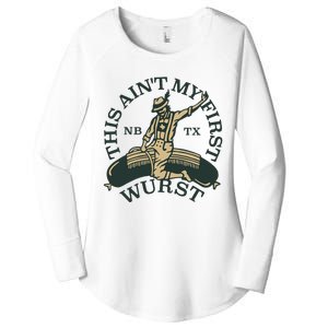 This AinT My First Wurst Women's Perfect Tri Tunic Long Sleeve Shirt