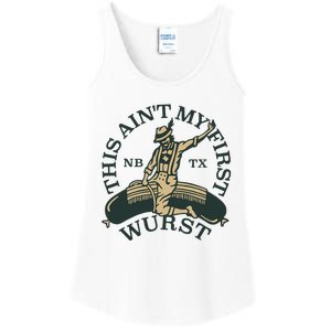 This AinT My First Wurst Ladies Essential Tank