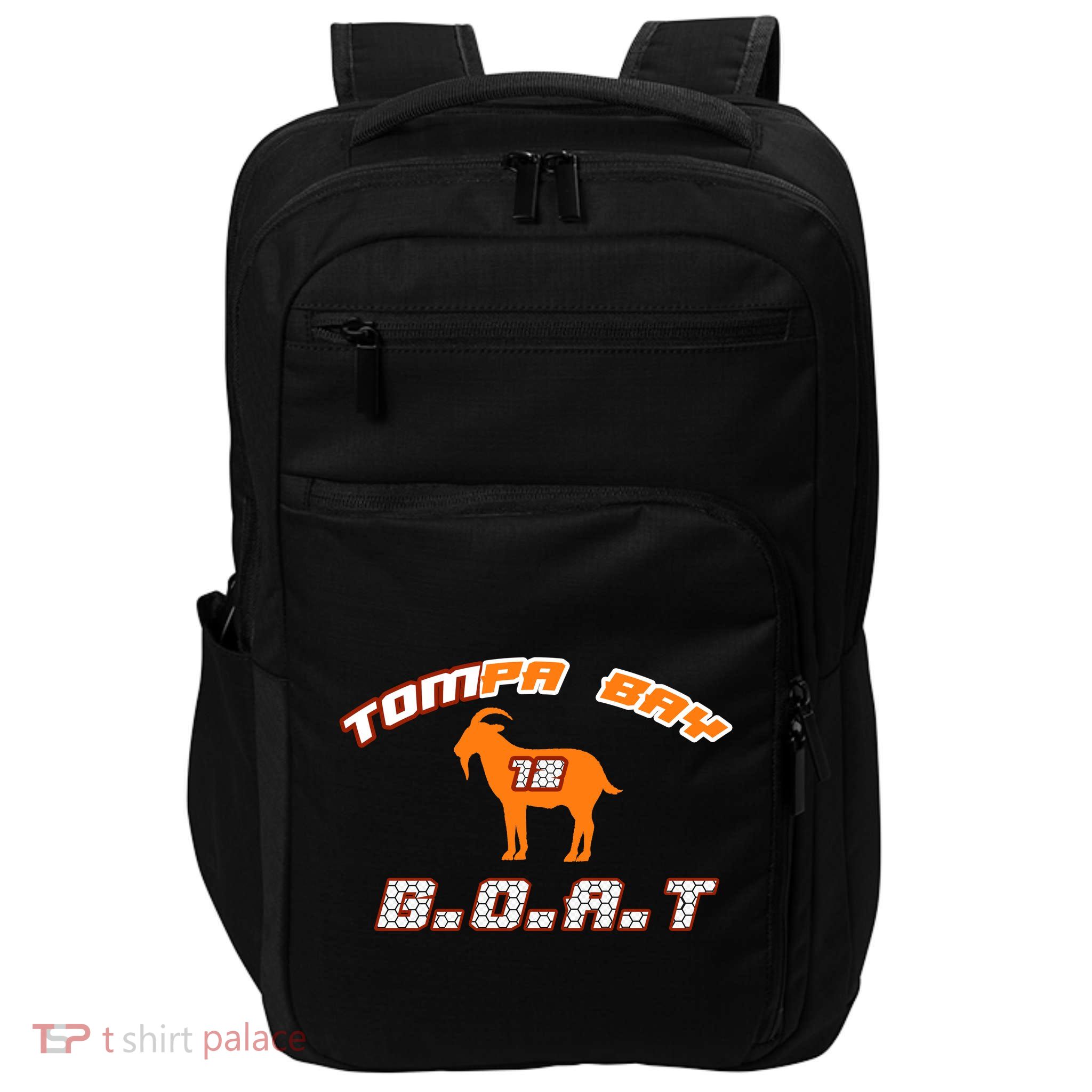 Tamp Bay Football GOAT Brady 18 Impact Tech Backpack