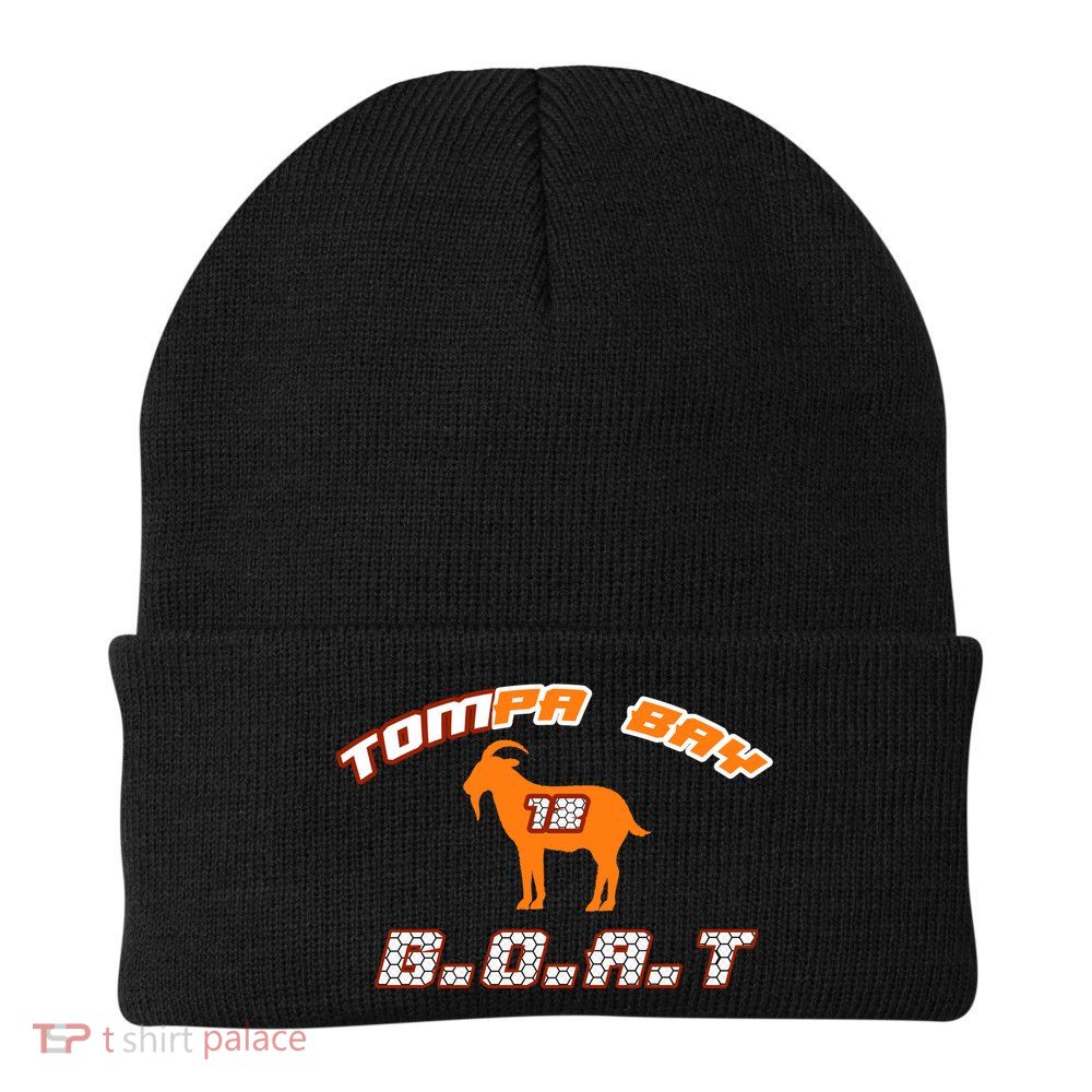 Tamp Bay Football GOAT Brady 18 Beanie