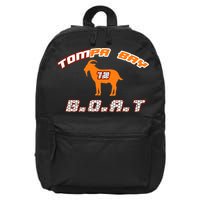 Tamp Bay Football GOAT Brady 18 16 in Basic Backpack