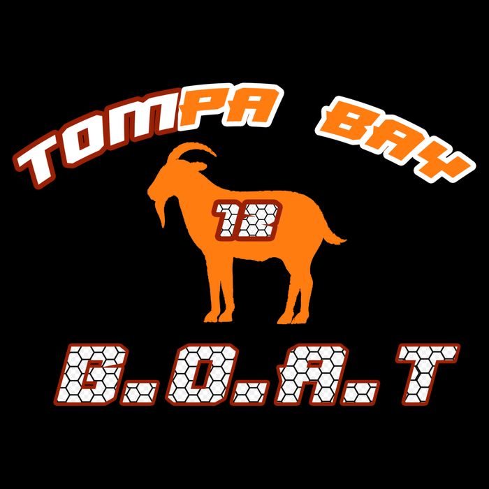 Tamp Bay Football GOAT Brady 18 16 in Basic Backpack
