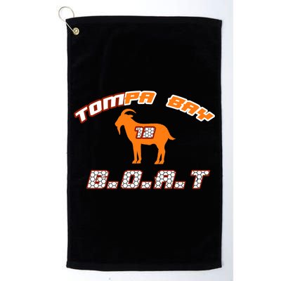 Tamp Bay Football GOAT Brady 18 Golf Towel