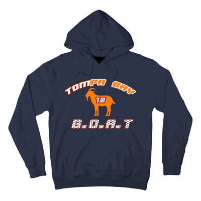 Tamp Bay Football GOAT Brady 18 Tall Hoodie