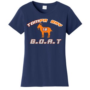 Tamp Bay Football GOAT Brady 18 Women's T-Shirt