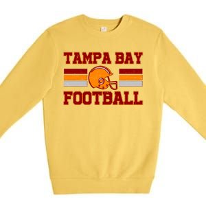 Tampa Bay Florida Football Fan Football Helmet Premium Crewneck Sweatshirt