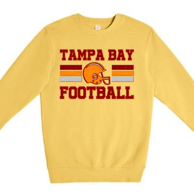 Tampa Bay Florida Football Fan Football Helmet Premium Crewneck Sweatshirt