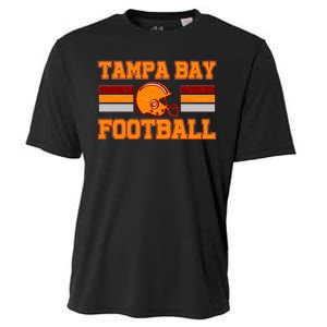 Tampa Bay Florida Football Fan Football Helmet Cooling Performance Crew T-Shirt