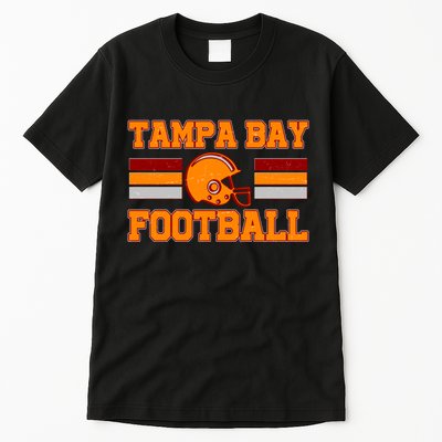 Tampa Bay Florida Football Fan Football Helmet Tall T-Shirt