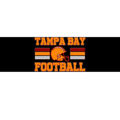 Tampa Bay Florida Football Fan Football Helmet Bumper Sticker