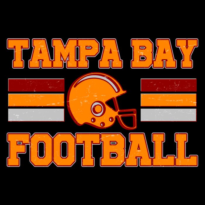 Tampa Bay Florida Football Fan Football Helmet Flatbill Hat