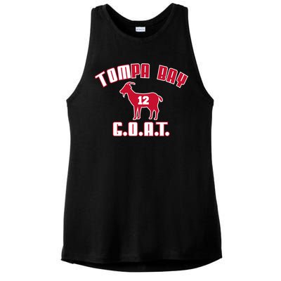 Tampa Bay Florida Football G.O.A.T. Goat Football Ladies PosiCharge Tri-Blend Wicking Tank