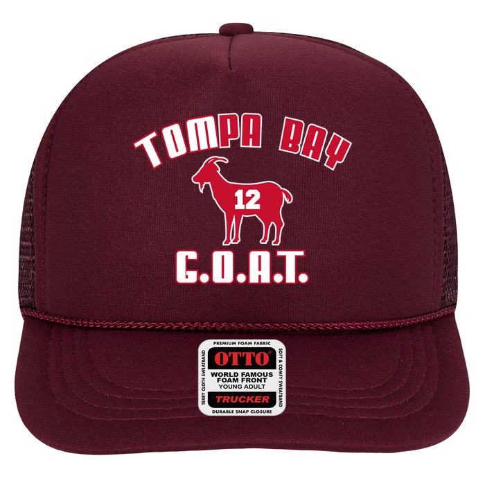 Tampa Bay Florida Football G.O.A.T. Goat Football Trucker Hat