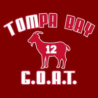Tampa Bay Florida Football G.O.A.T. Goat Football Trucker Hat