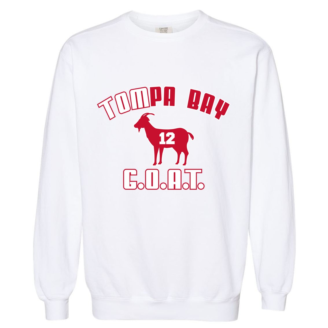 Tampa Bay Florida Football G.O.A.T. Goat Football Garment-Dyed Sweatshirt