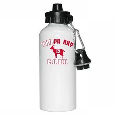 Tampa Bay Florida Football G.O.A.T. Goat Football Aluminum Water Bottle