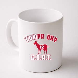 Tampa Bay Florida Football G.O.A.T. Goat Football Coffee Mug