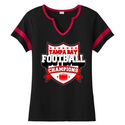 Tampa Bay Football Champions Sports Fan Ladies Halftime Notch Neck Tee