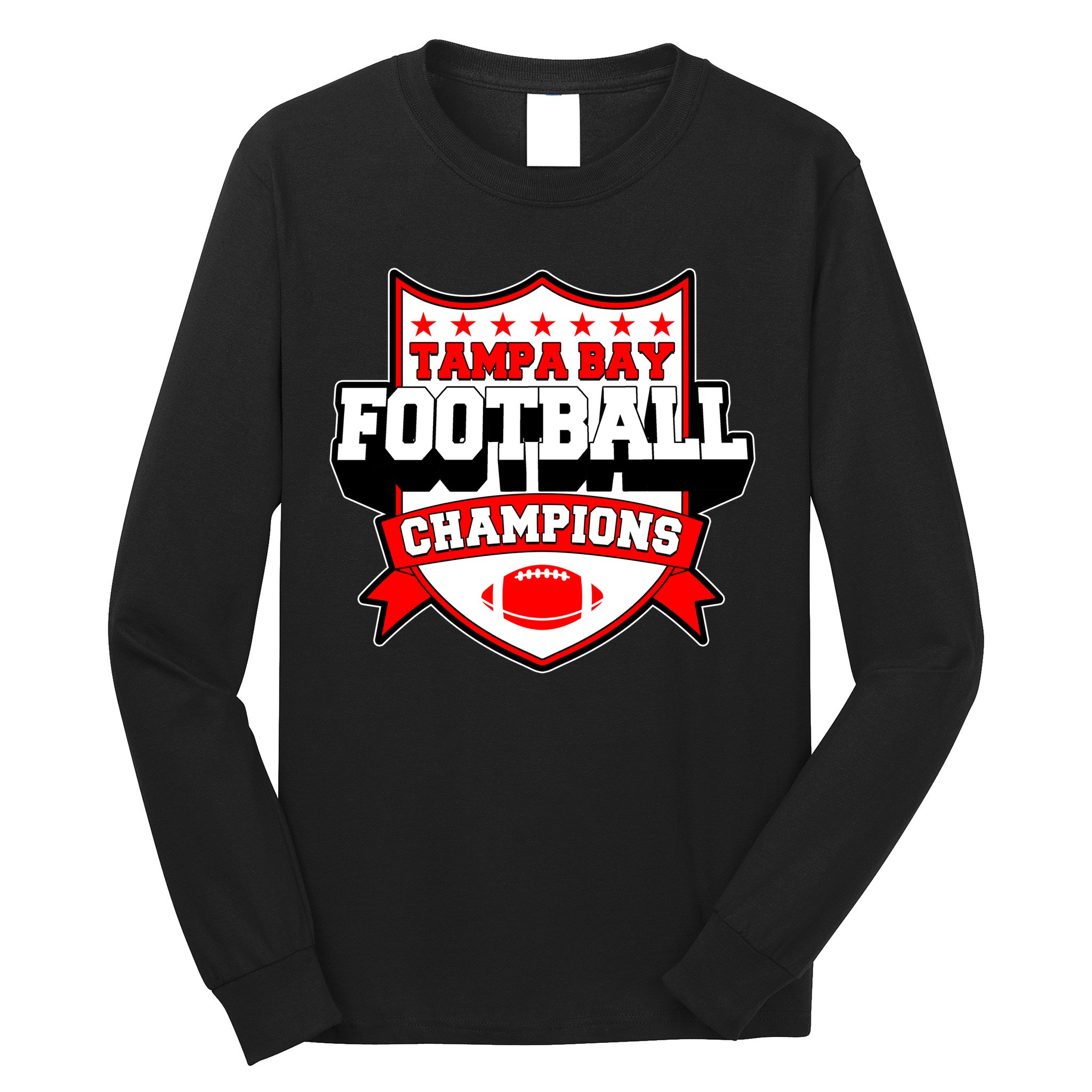 Tampa Bay Football Champions Sports Fan Long Sleeve Shirt